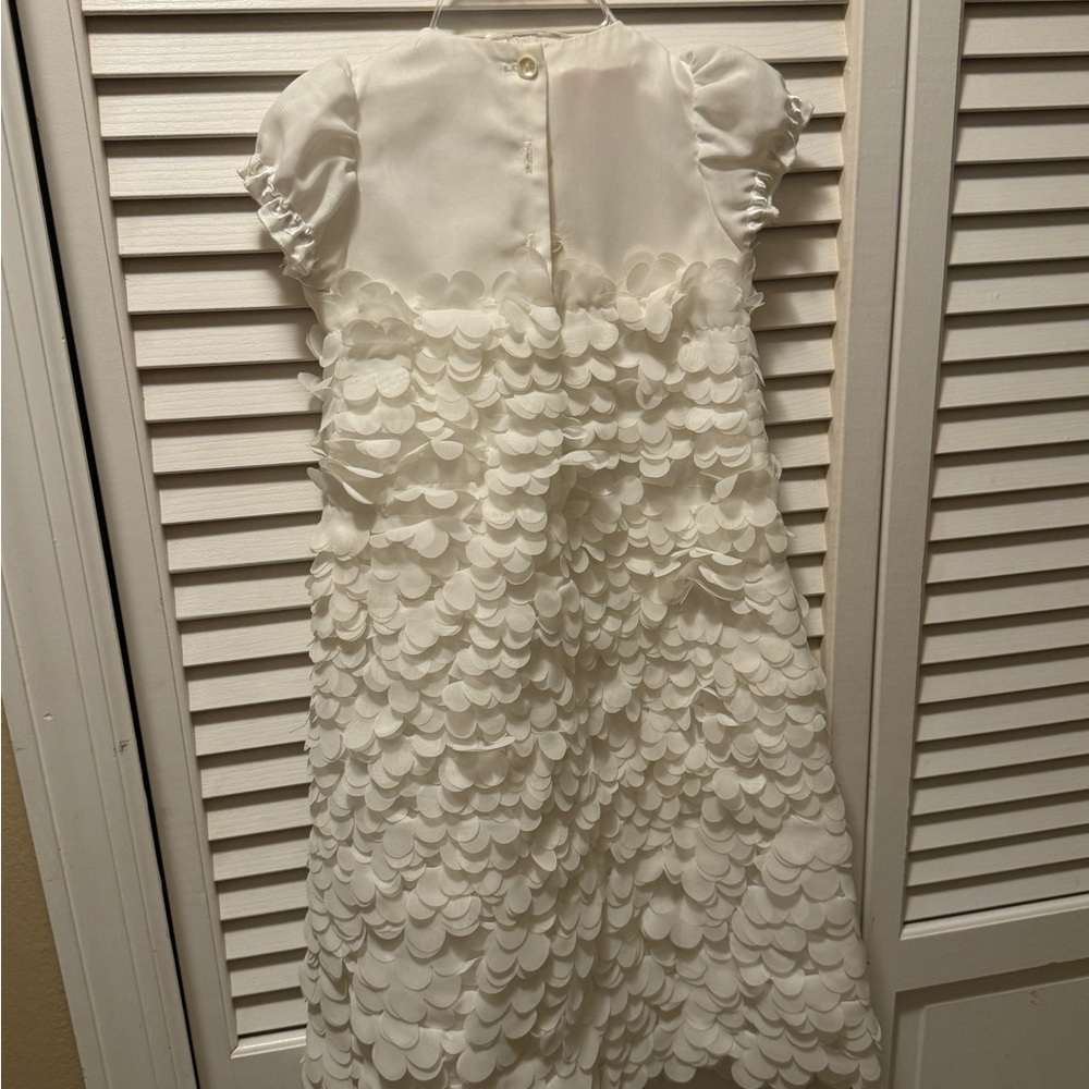 Gorgeous white dress for baby girl. Worn once. 3-9 mos.